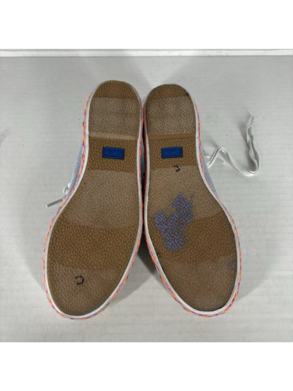 Keds Women 6 Blue Aztec Geo Embroidered Triple Kick Canvas Platform Sneakers - Picture 13 of 13